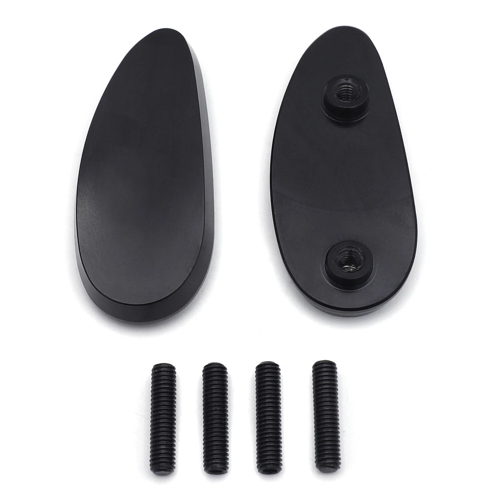Black Mirror Block Off Plate for Honda CBR1000RR (2008–2021), VFR1200 (2010–2014)