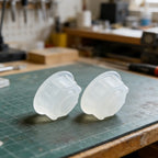 2X White Rubber Bumper Replacement for FC350 FR350