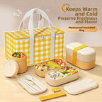 Insulated Picnic Basket for Outdoor Activities (35x20x20cm)
