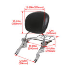 Passenger Backrest Sissy Bar for Harley-Davidson Touring Electra Glide (2009–2024)