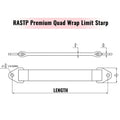 Limit Straps for Hot Racing 14" Shock Suspension Travel (4 Layers)