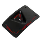 Curved License Plate Mount Bracket for Harley Softail Dyna