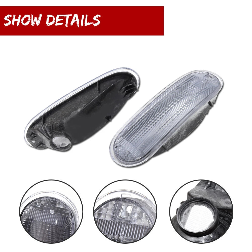 Set of 2 Front Side Marker Turn Signal Light Housings for Beetle (98–05)
