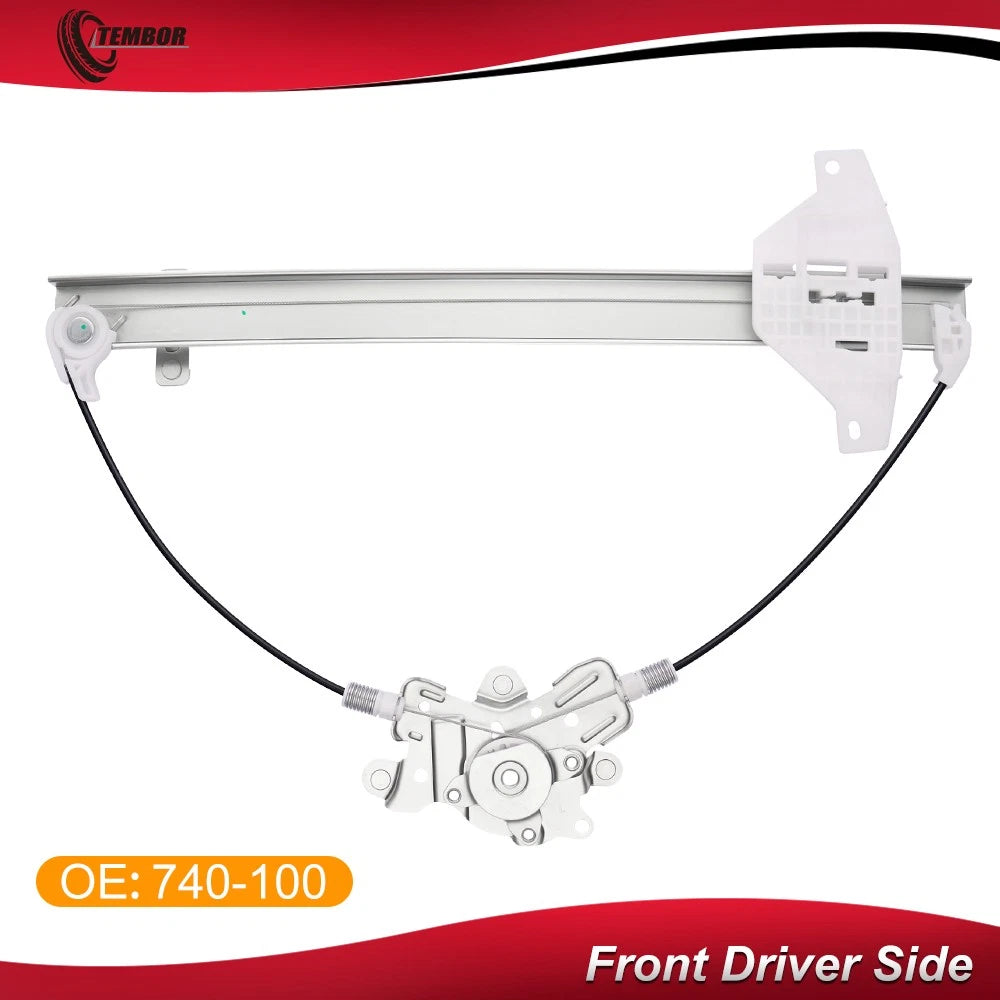 Front Driver Side Window Regulator W/o Motor for Kia Optima (2002–2005) 740-100