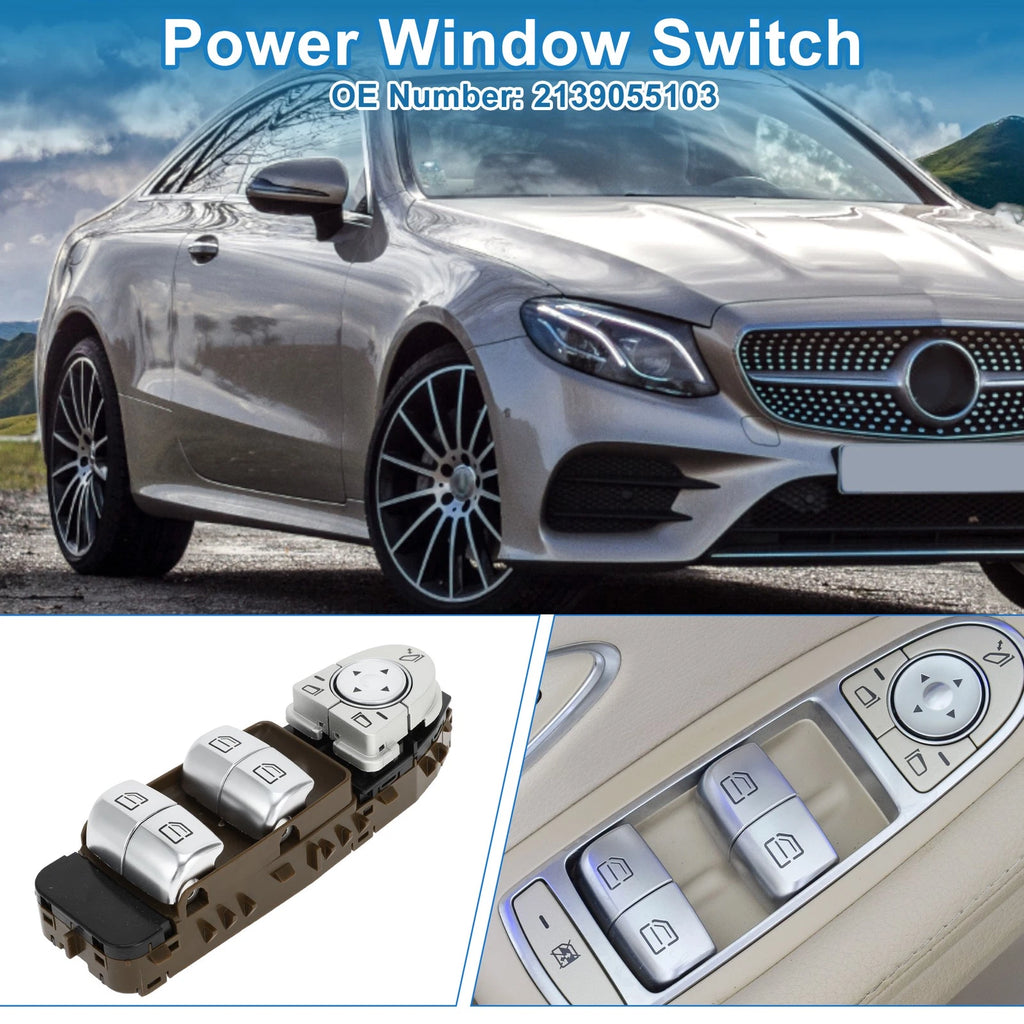 Front Driver Side Power Window Switch for Mercedes-Benz E-Class (2003–2009)