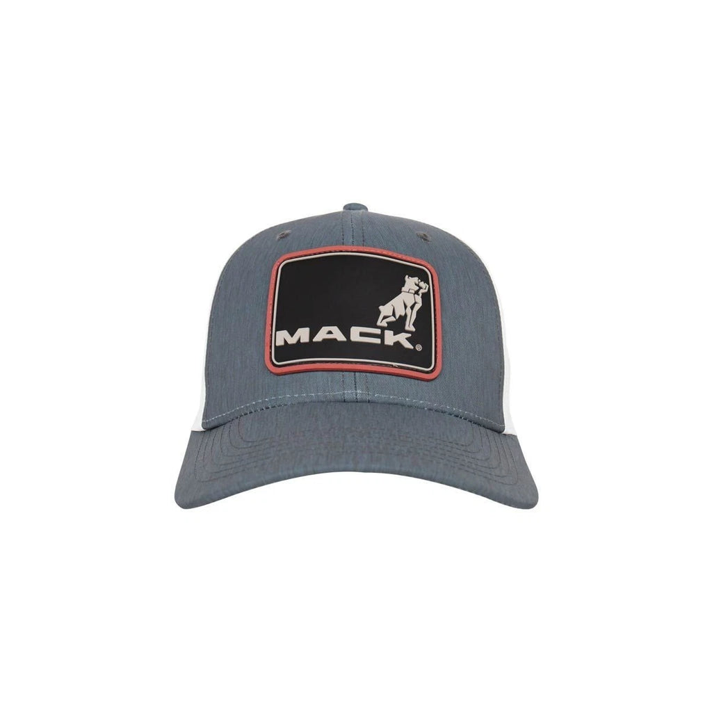 Mack Trucker Hat for Mack Trucks (Two-Tone Dark Grey, Mesh Back, Snapback)