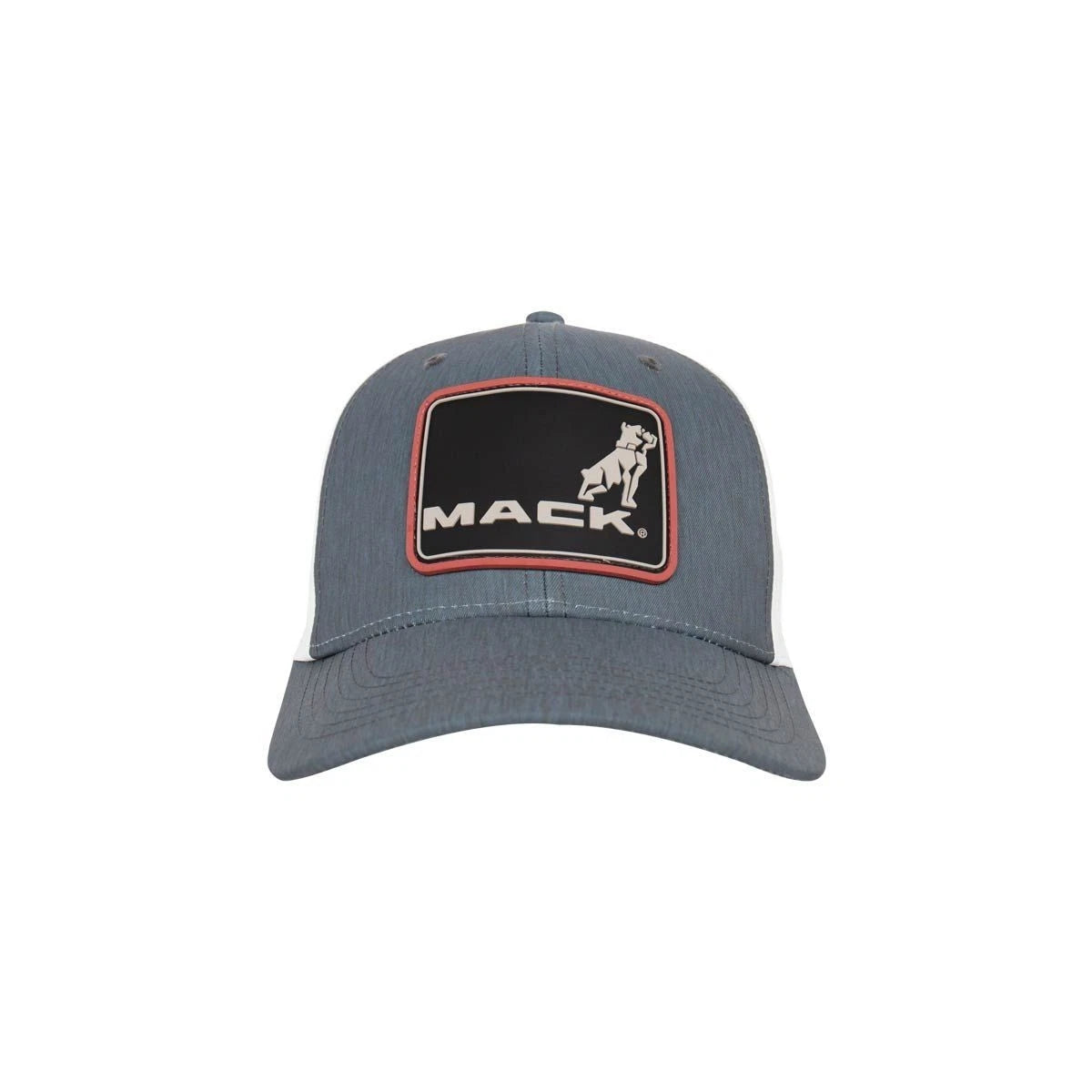 Mack Trucker Hat for Mack Trucks (Two-Tone Dark Grey, Mesh Back, Snapback)