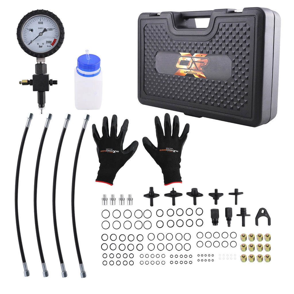 Common Rail Pressure Tester for Diesel Engines (2000BAR) with 12 Plugs