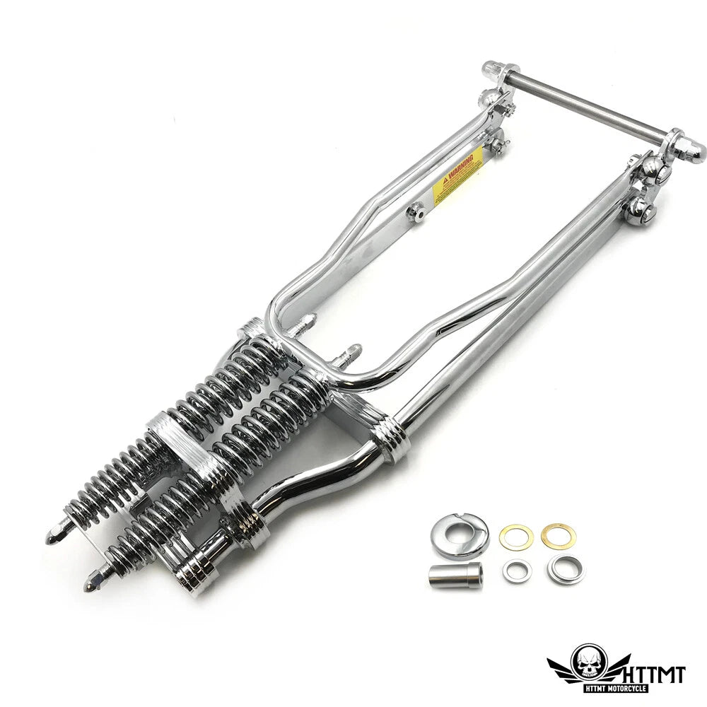 Springer Front End +4" Over Stock Length with Handlebar Adapter for Harley Custom