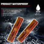Amber Lens Front Side Marker Lights for Ford Bronco F150 F250 F350