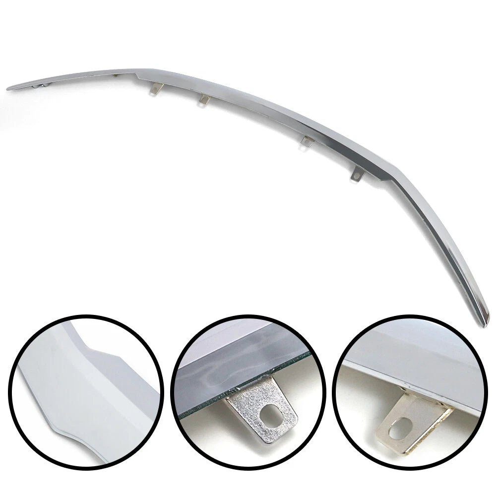 Chrome Front Grille Bumper Upper Trim for Honda Pilot (2016â2017)
