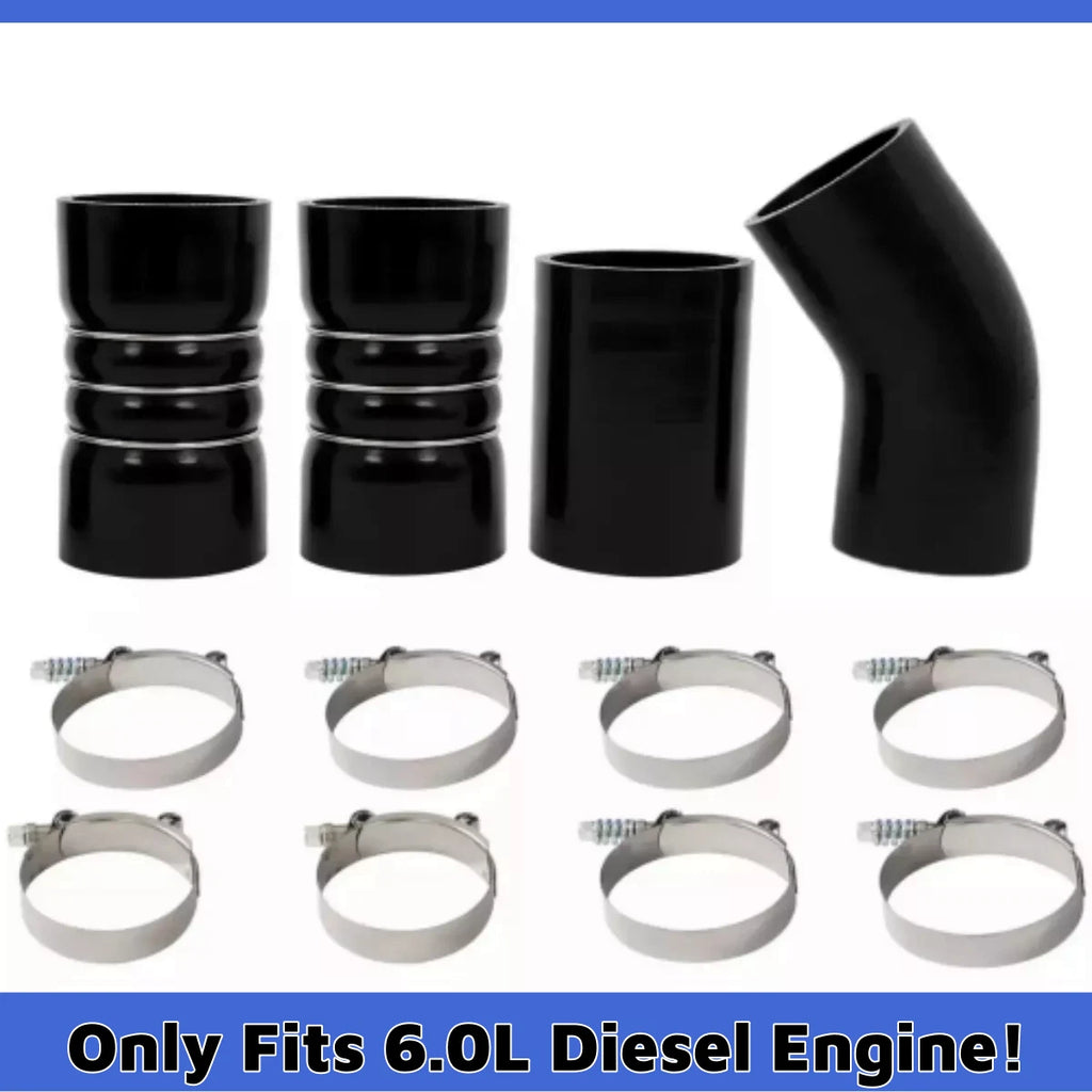 Turbo Intercooler Boots Clamp Kit for Ford F250 6.0L Diesel (2003–2007)