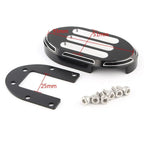 Foot Pegs & Brake Pedal Cover for Harley Dyna V-Rod Sportster XL883 1200