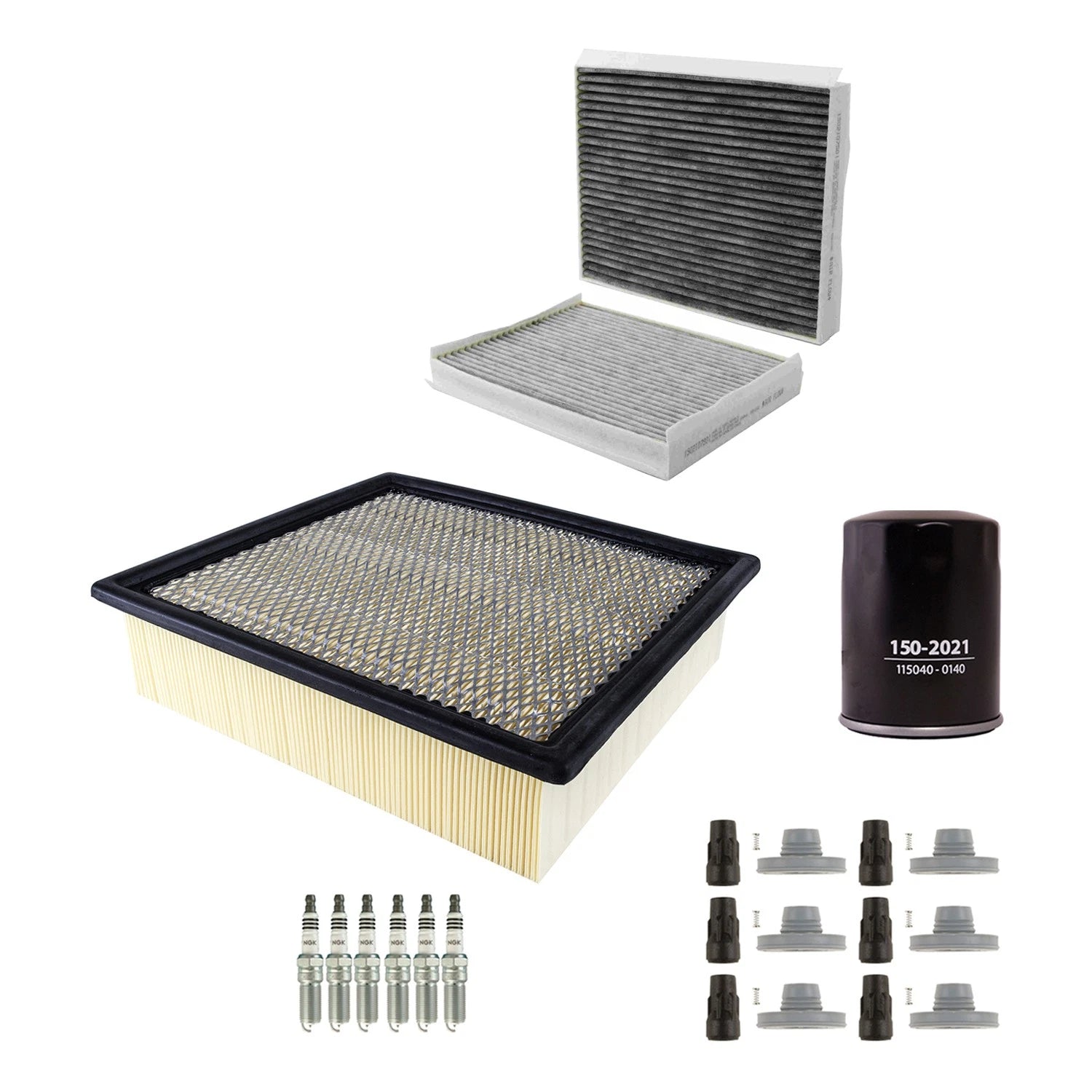 Tune Up Kit with NGK 6 Spark Plugs & Boots for Ford F-150 (2015–2020)