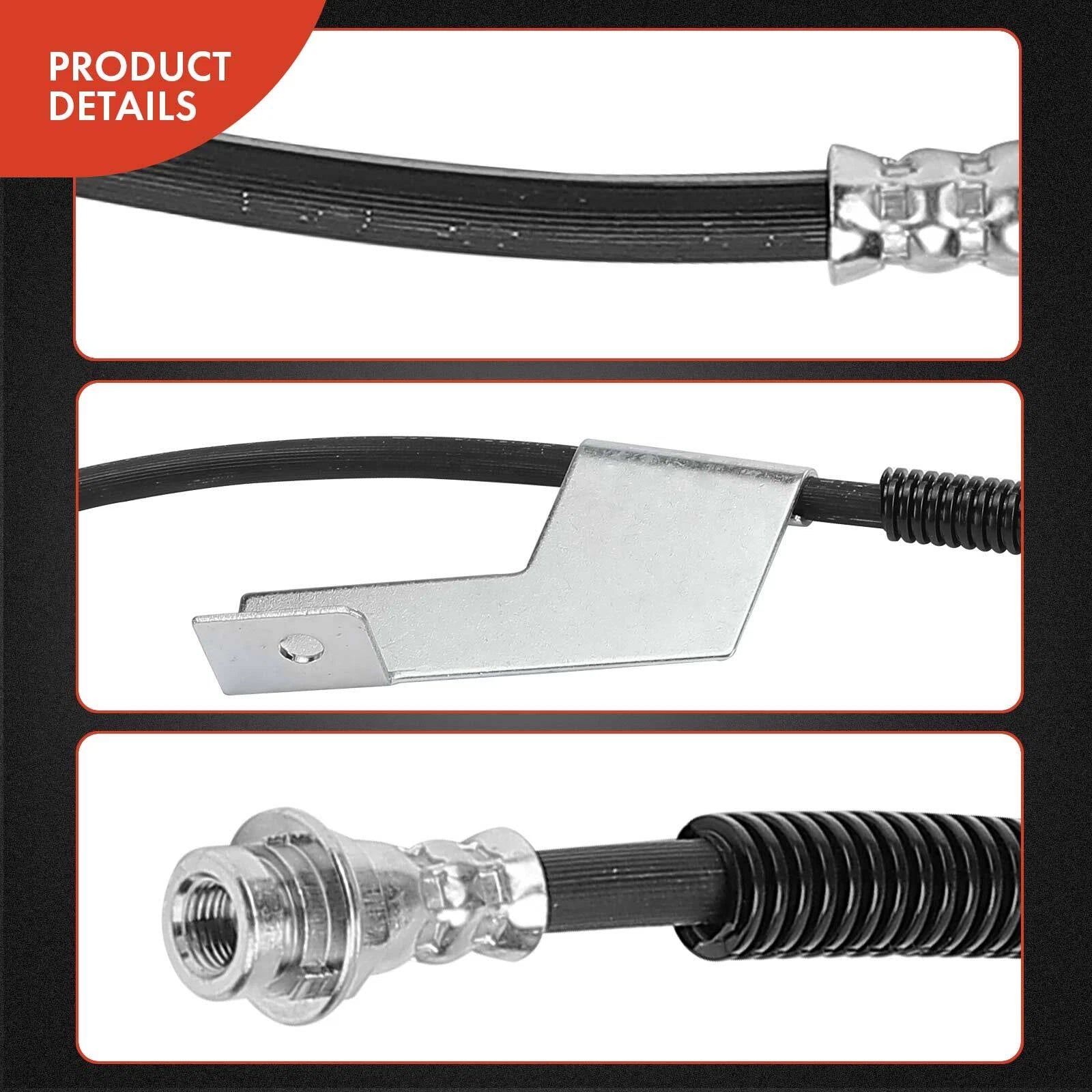 Front RH Brake Hydraulic Hose for Chevy Express 3500 GMC Savana 3500 (2003–2023)