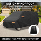 Waterproof Car Cover for Ford Transit (Driver Door Zipper) (2014–2023)