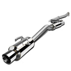 4" Rolled Muffler Tip Racing Catback Exhaust System for Honda Civic Si (2012–2015)