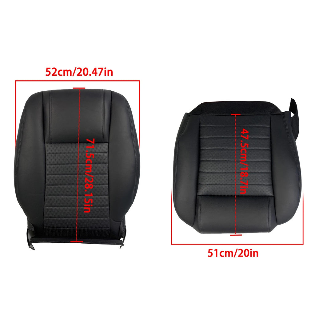 Set of 2 Seat Covers for Ford Mustang GT (2005–2009)