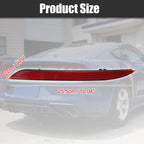 2X Bumper Reflector Sticker for Ford Mustang (2015–2017) FR3Z15A449A Red