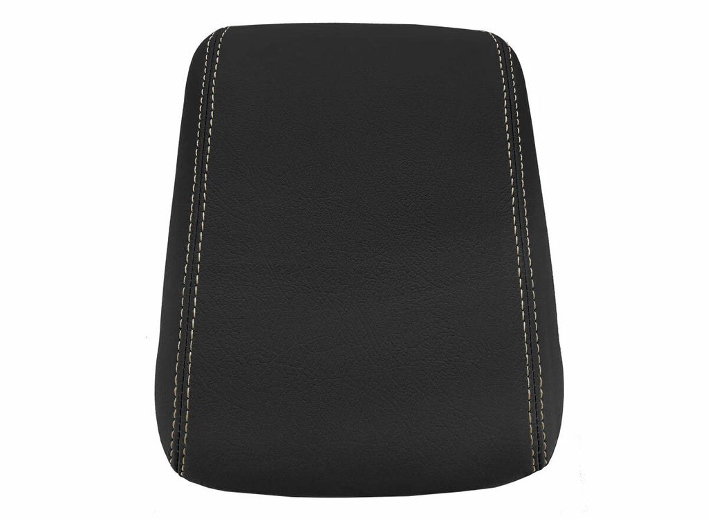 Leather Console Lid Pull Over Armrest Cover for VW Passat (2011–2018) Beige