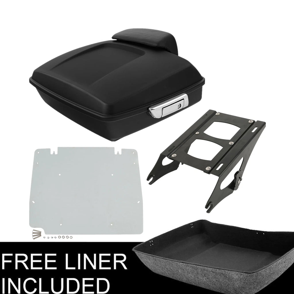 Chopped Trunk Pad Rack Base Plate for Harley Touring (2014–Present)