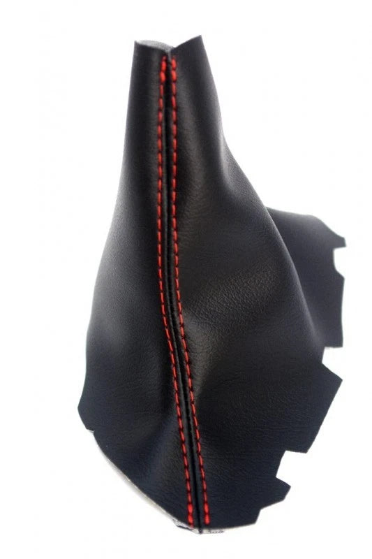 Emergency Brake Boot for Volvo S60 (2005–2008) Red Stitch Leather Synthetic