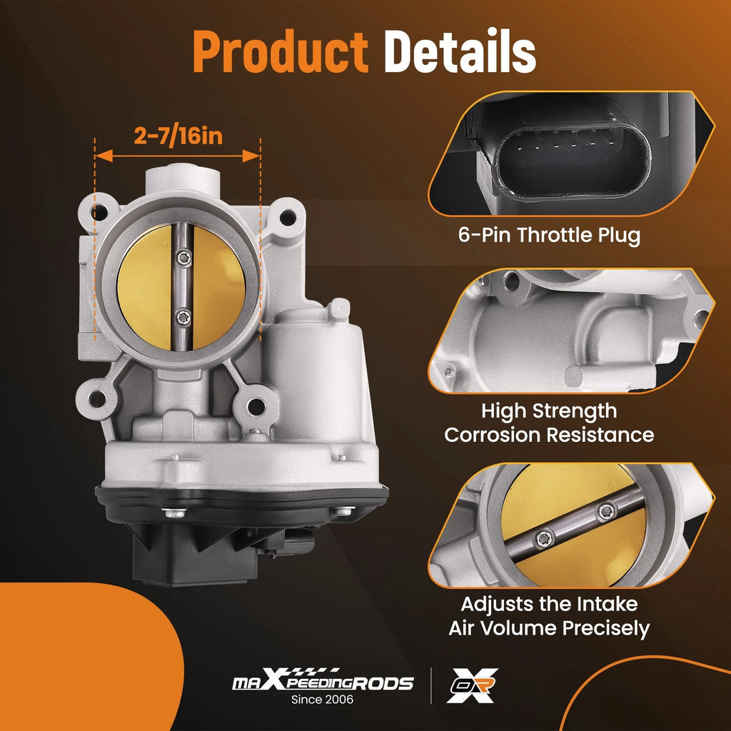 Throttle Body for Ford Focus (2008-2011) & Transit Connect (2010-2013)