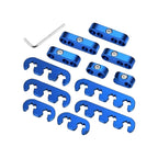 13-Piece Spark Plastic Wire Clips Set for Chevrolet Ford Vehicles (7-8MM)