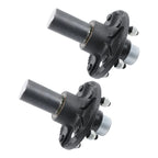 2 Pack Trailer Hub Spindle Kit for 5 x 5.5" Round #84 Spindle