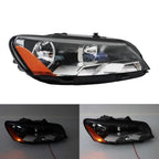 Set of 2 Halogen Headlights for Volkswagen Passat (2012–2015) Black