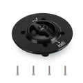 CNC Keyless Fuel Gas Tank Cap Black for Kawasaki Ninja 400 (2018–2019) T9