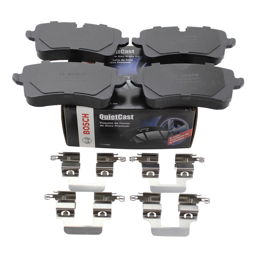 Set of 4 Bosch QuietCast Rear Semi-Metallic Brake Pads for Audi A6 A7 RS7 S6 (2012–2021)