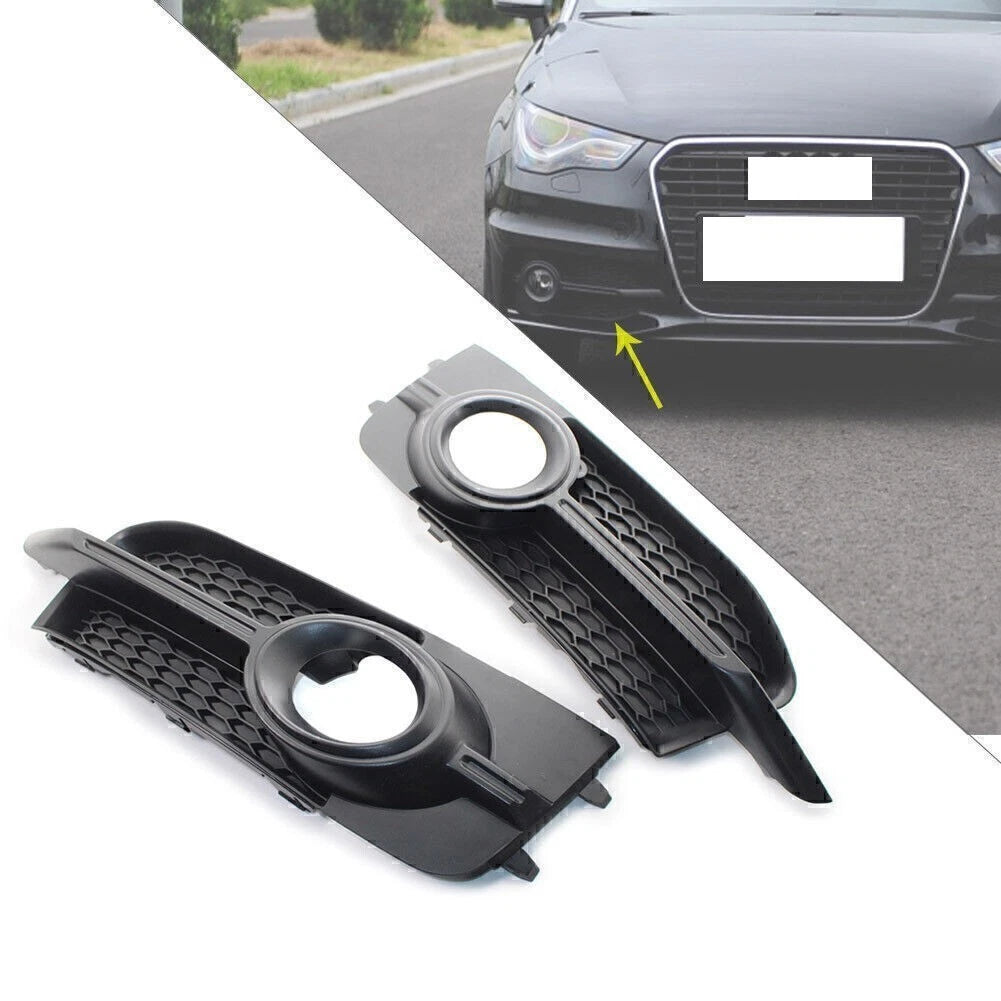 8X0807682B Honeycomb Front Bumper Fog Light Grille for Audi A1 (2011–2014)