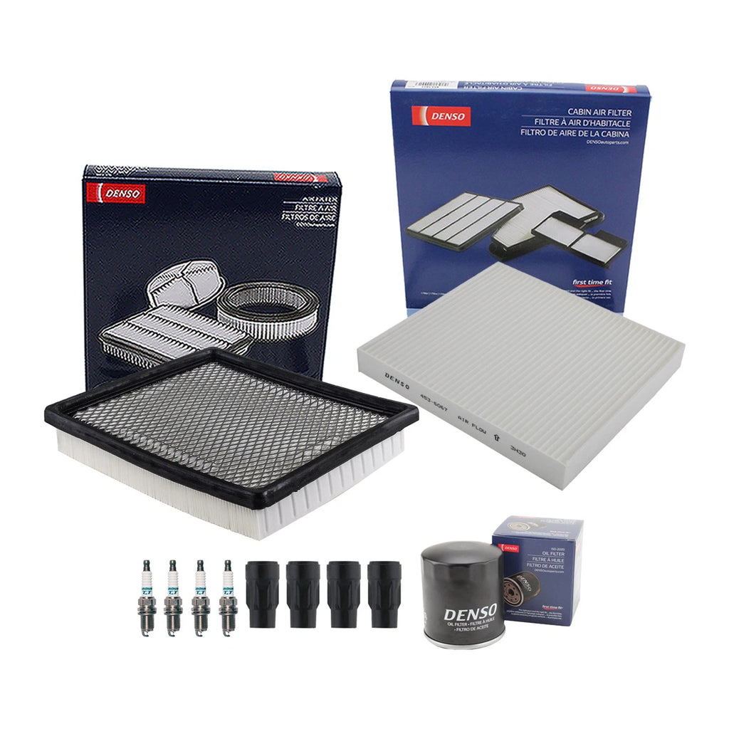 Tune Up Kit 4 Spark Plugs & Boots for Dodge Avenger Sebring 200 (2007–2010)