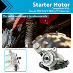 Starter Motor for Honda TRX350FE 350TE Rancher FourTrax (2000–2006) 31300-HN5-A11