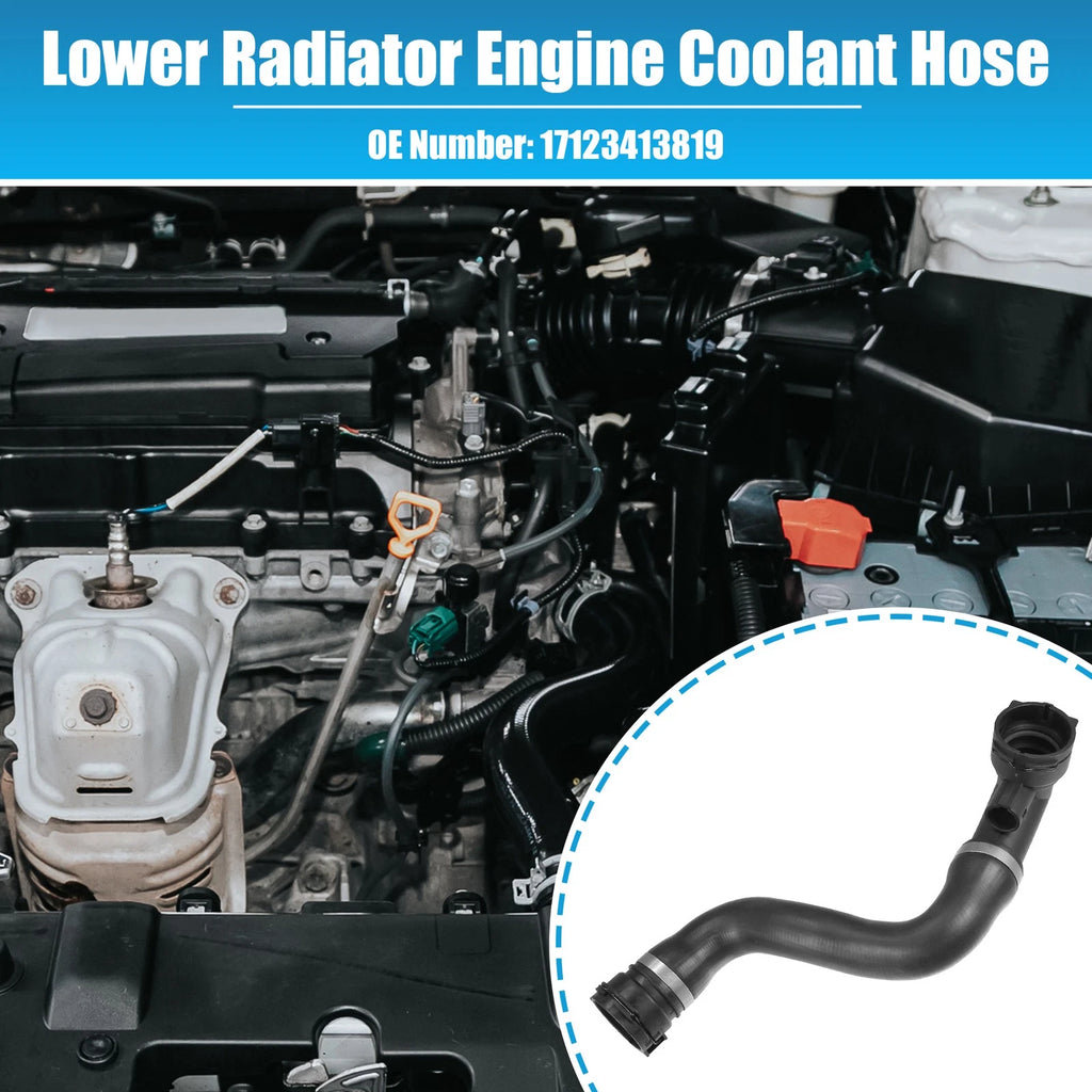 Lower Radiator Engine Coolant Hose for BMW X3 (2004–2010) No. 17123413819