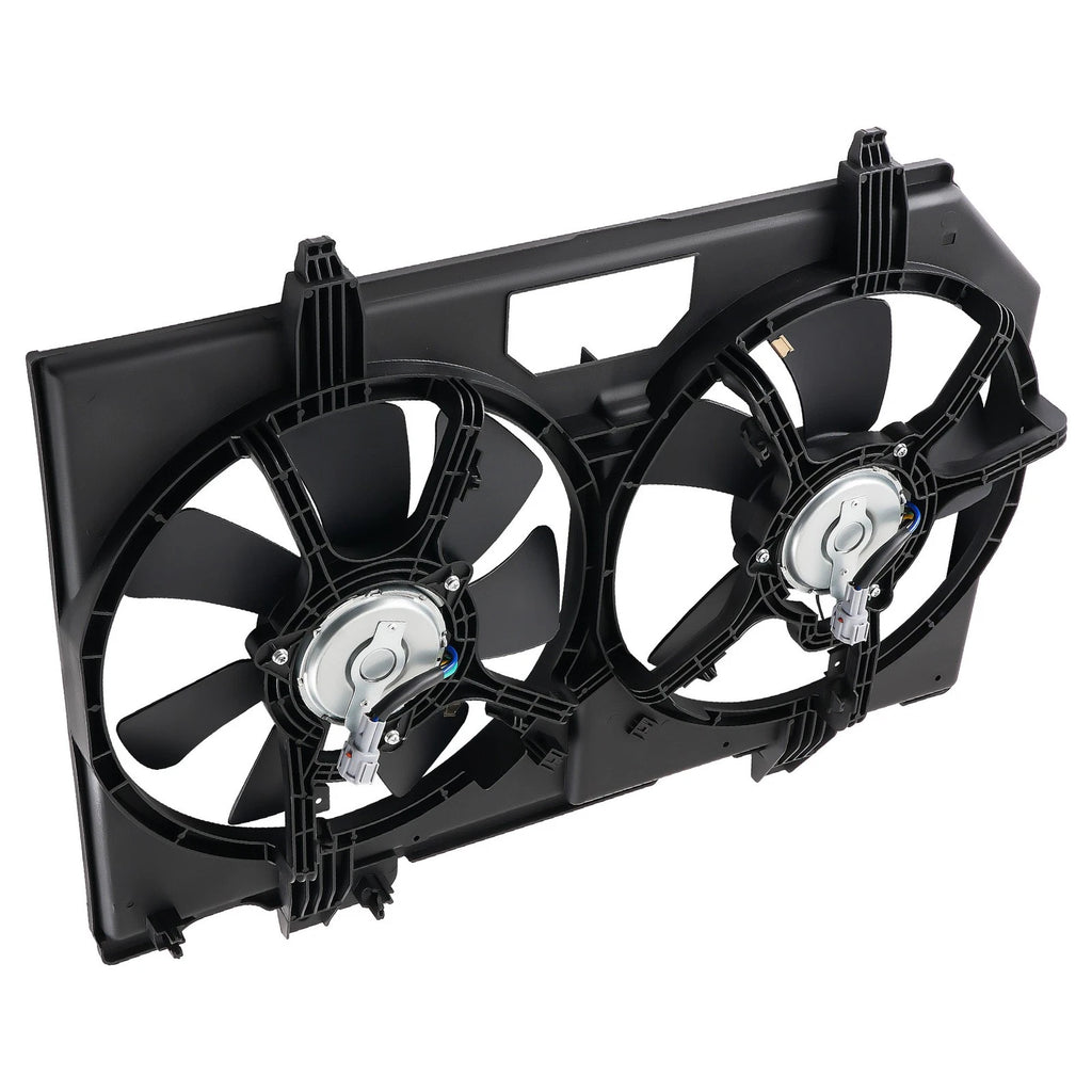 Dual Cooling Fan Shroud for Nissan X-Trail (2004–2013) 214818H31A 621908 4Pin 240W