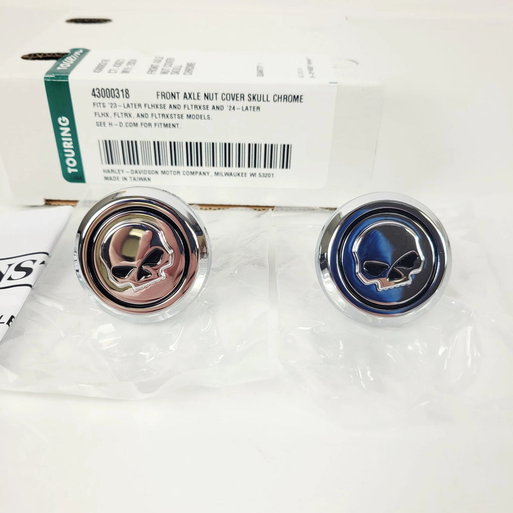 OEM Front Axle Nut Covers for Harley-Davidson Touring (2023–2026) 43000318
