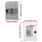 Entry Door for RV Camper Teardrop (26"W x 36"H)