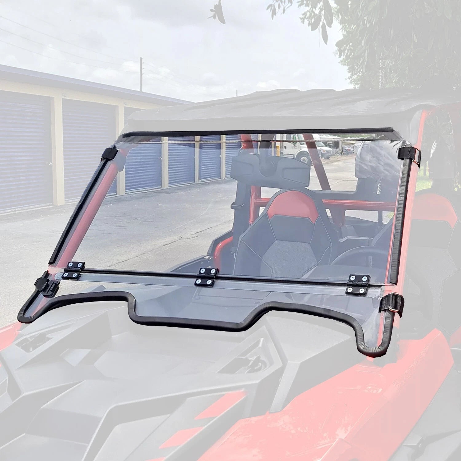 Heavy Duty Flip Down Windshield for Polaris RZR XP 1000 (2019–2023)