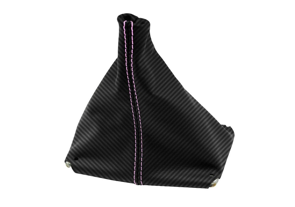 Manual Shift Boot for Chevrolet Camaro (1982–1992) Carbon Fiber Pink Stitch