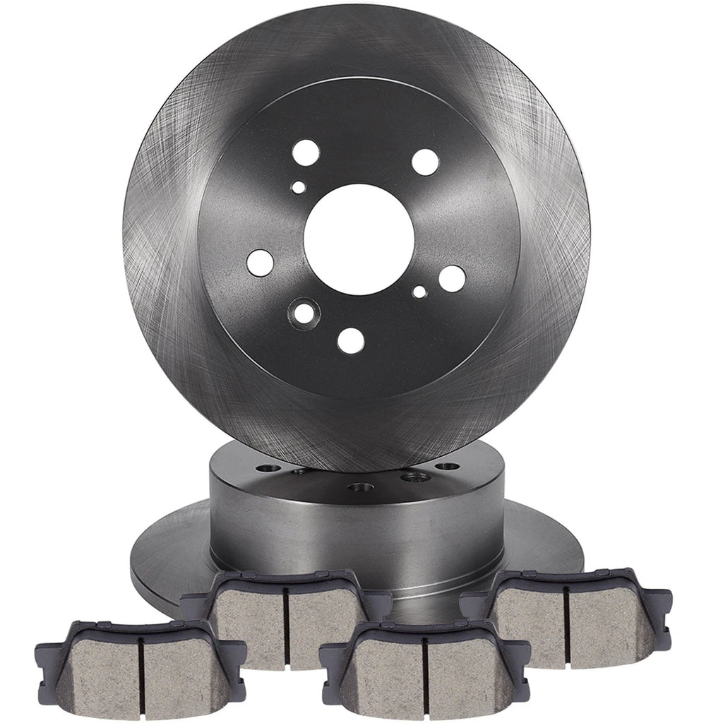 Rear Brake Pads and Rotors for Lexus ES300h, ES350 (2007–2017)