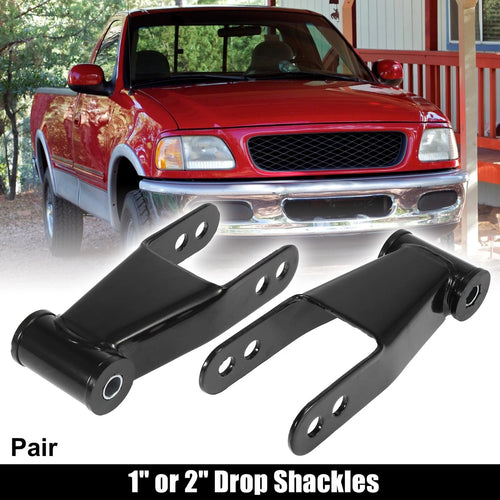 1 Pair Adjustable Drop Shackles for Ford F150 (2004–2023)