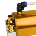 Aluminum Oil Catch Reservoir Tank for Racing Engine (with Hose & Indicator)