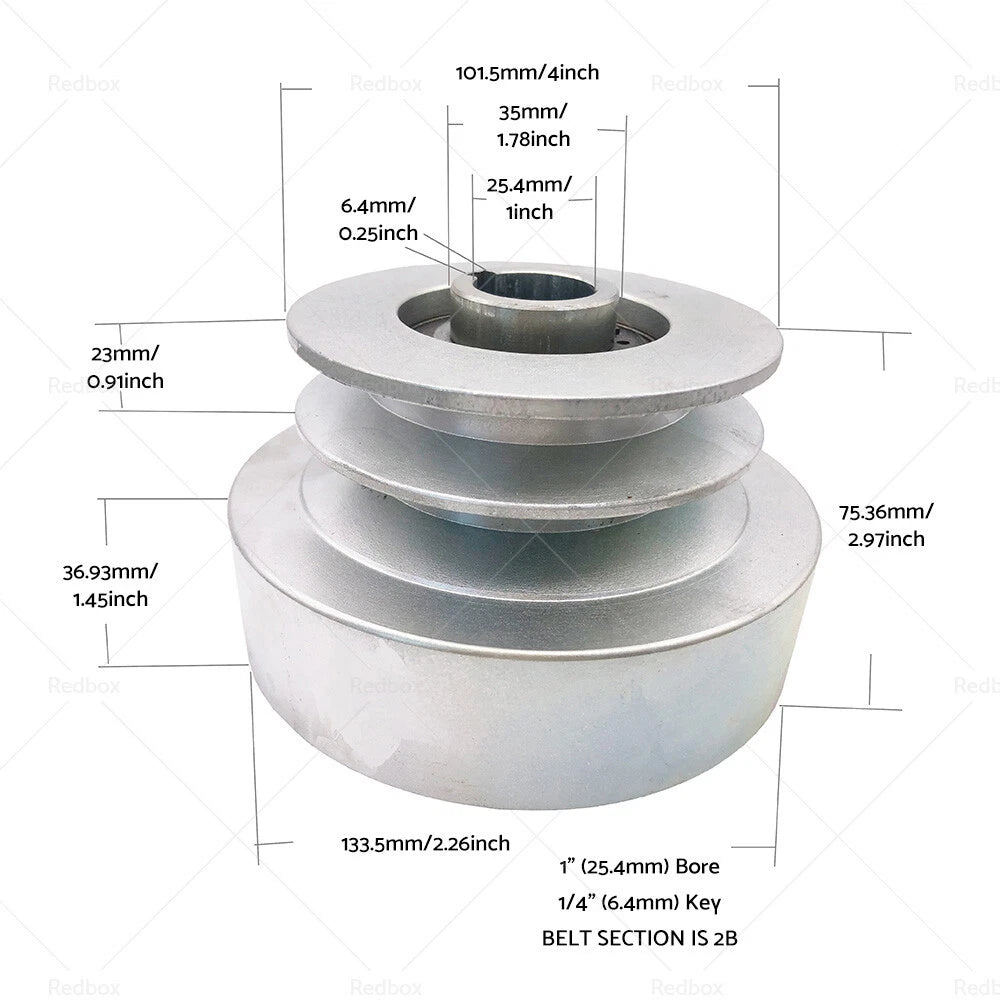 Centrifugal Clutch 25.4mm 1" Bore for 8HP-16HP Engine (200630)