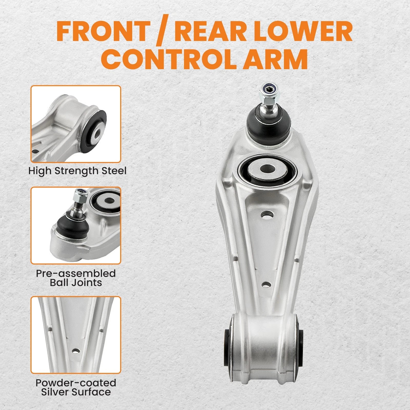 Rear Control Arm w/ Ball Joint Assembly Left/Right for Porsche Boxster (1997–2006)