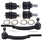Set of 6 Ball Joints & Tie Rod Ends for GMC Envoy & Buick Rainier (2002–2009)