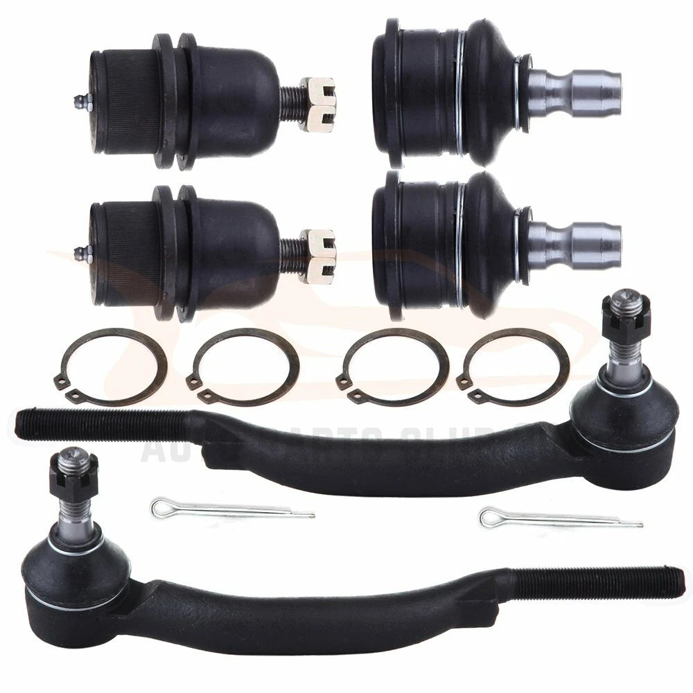 Set of 6 Ball Joints & Tie Rod Ends for GMC Envoy & Buick Rainier (2002–2009)