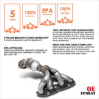 Exhaust Manifold Catalytic Converter for Nissan Rogue Select/X-Trail (2007–2015)