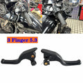 3 Finger 5.3'' Brake & Clutch Levers Set for Harley Electra Glide (2009-2023)